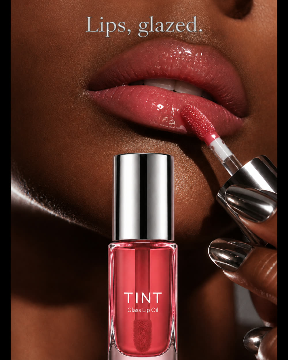 tint glazed lips